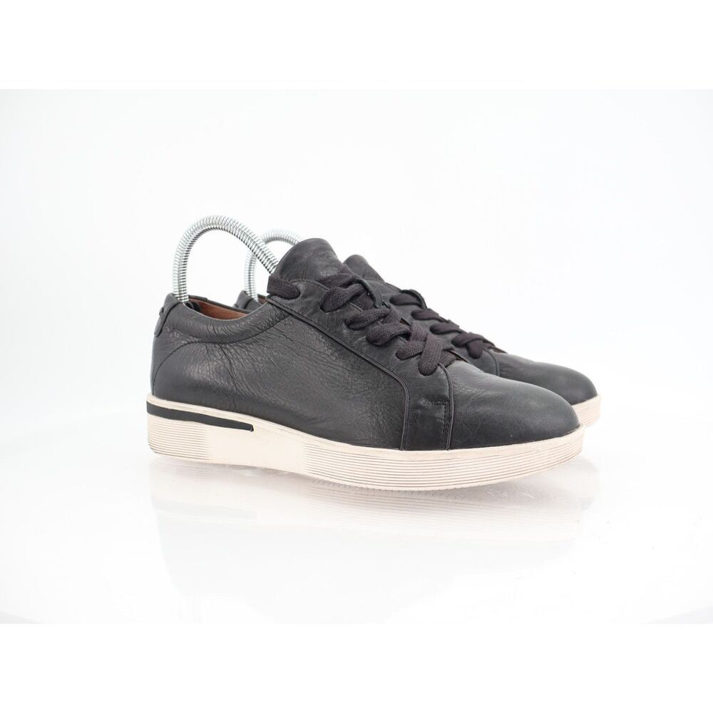 Gentle Souls Parc Sneaker Womens Size 8 Black Leather Lace Up Comfy